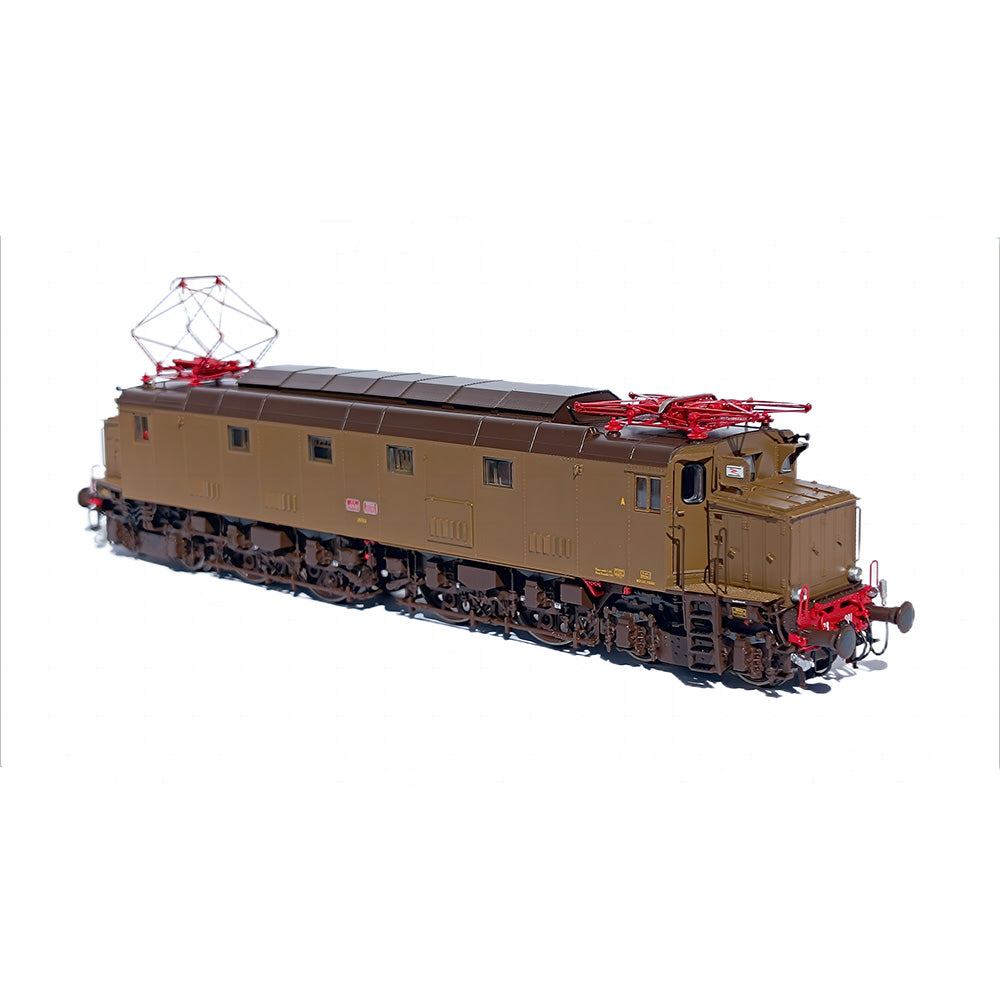 Aimx Models Locomotiva Elettrica FS E 428 001 prototipo Breda – 90° Anniversario E 428 – H0 1/87 AX2003S DCC Sound+ Castano Isabella Era IV Ferrovia