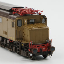 Load image into Gallery viewer, Aimx Models Locomotiva Elettrica FS E 428 001 prototipo Breda – 90°Anniversario E 428 – H0 1/87 AX2003 Castano Isabella Era IV Ferrovia
