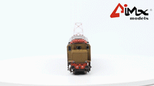 Load image into Gallery viewer, Aimx Models Locomotiva Elettrica FS E 428 001 prototipo Breda – 90°Anniversario E 428 – H0 1/87 AX2003 Castano Isabella Era IV Ferrovia
