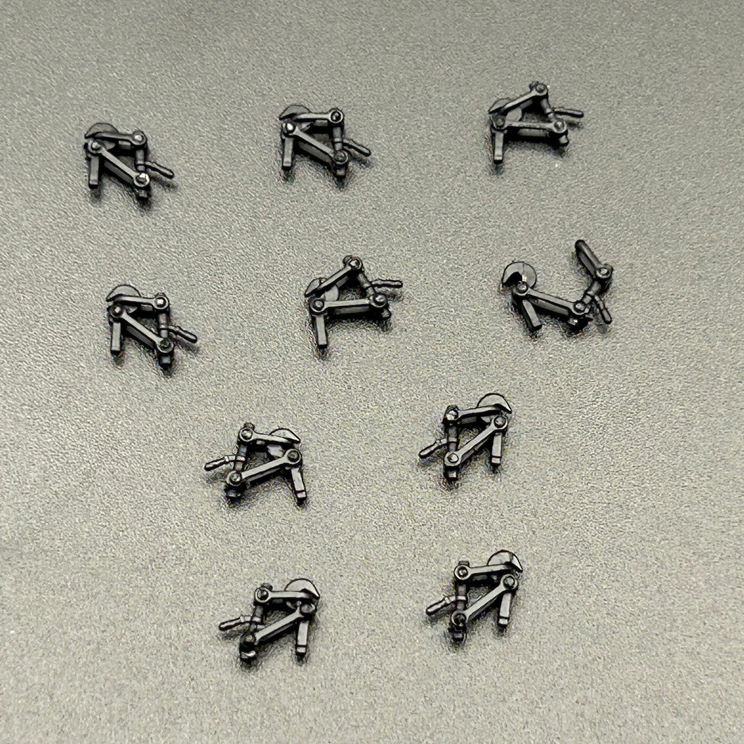 Aimx models R1000 Set of 10pcs realistic and articulated hook in metal