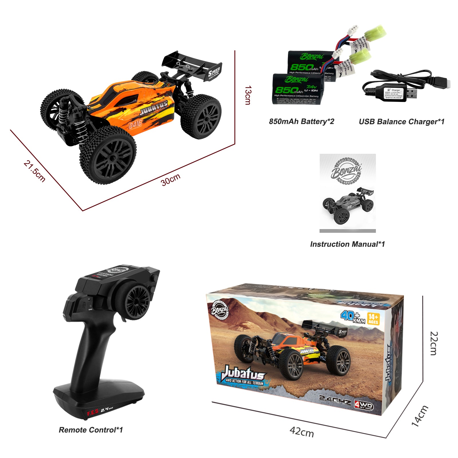 1:12 RC Buggy Parts – BONZAI