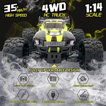 Carica l&#39;immagine nel visualizzatore di Gallery, BONZAI Camion RC 4WD in scala 1/14 - Pick-up, grado hobby, velocità rapida, fuoristrada, batteria al litio
