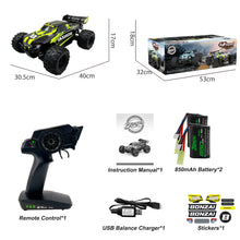 Carica l&#39;immagine nel visualizzatore di Gallery, BONZAI Camion RC 4WD in scala 1/14 - Pick-up, grado hobby, velocità rapida, fuoristrada, batteria al litio
