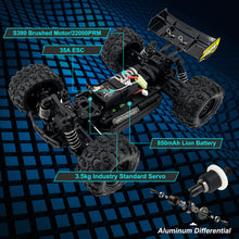 Carica l&#39;immagine nel visualizzatore di Gallery, BONZAI Camion RC 4WD in scala 1/14 - Pick-up, grado hobby, velocità rapida, fuoristrada, batteria al litio

