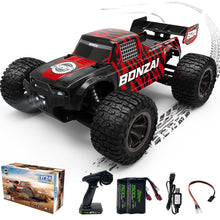 Carica l&#39;immagine nel visualizzatore di Gallery, BONZAI Monster Truck RC in scala 1/12 - 4WD, fuoristrada, velocità rapida, grado hobby, luce LED
