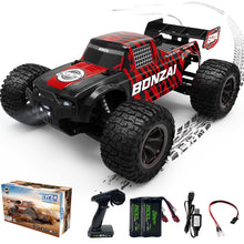 Load image into Gallery viewer, BONZAI 1/12 Scale RC Monster Truck - 4WD, Off-Road, Rapid Speed, Hobby Grade, LED Light
