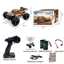 Carica l&#39;immagine nel visualizzatore di Gallery, BONZAI Monster Truck RC in scala 1/12 - 4WD, fuoristrada, velocità rapida, grado hobby, luce LED
