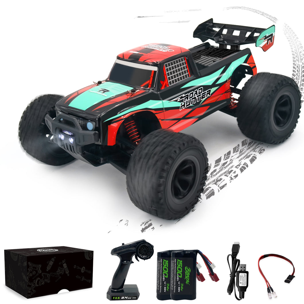 ZROAD 1/12 Scale RC Truck - 4WD, Off-Road, Rapid Speed, Monster Truck, LED Light